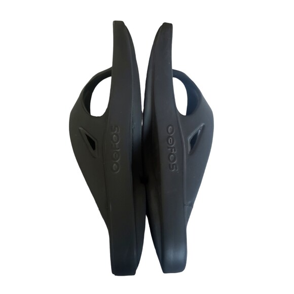 OOFOS Ooriginal Black Recovery Thong Flip Flop Sandals Slide Men's Size 9 - Picture 9 of 11
